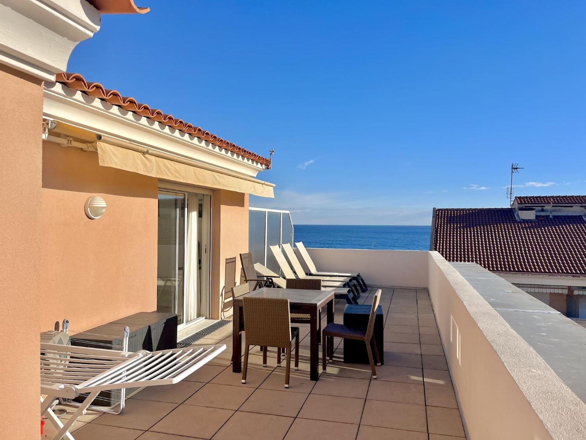 "Le Rooftop Des Rivages" Immense Terrasse, Centre Apartment Ментона Екстериор снимка